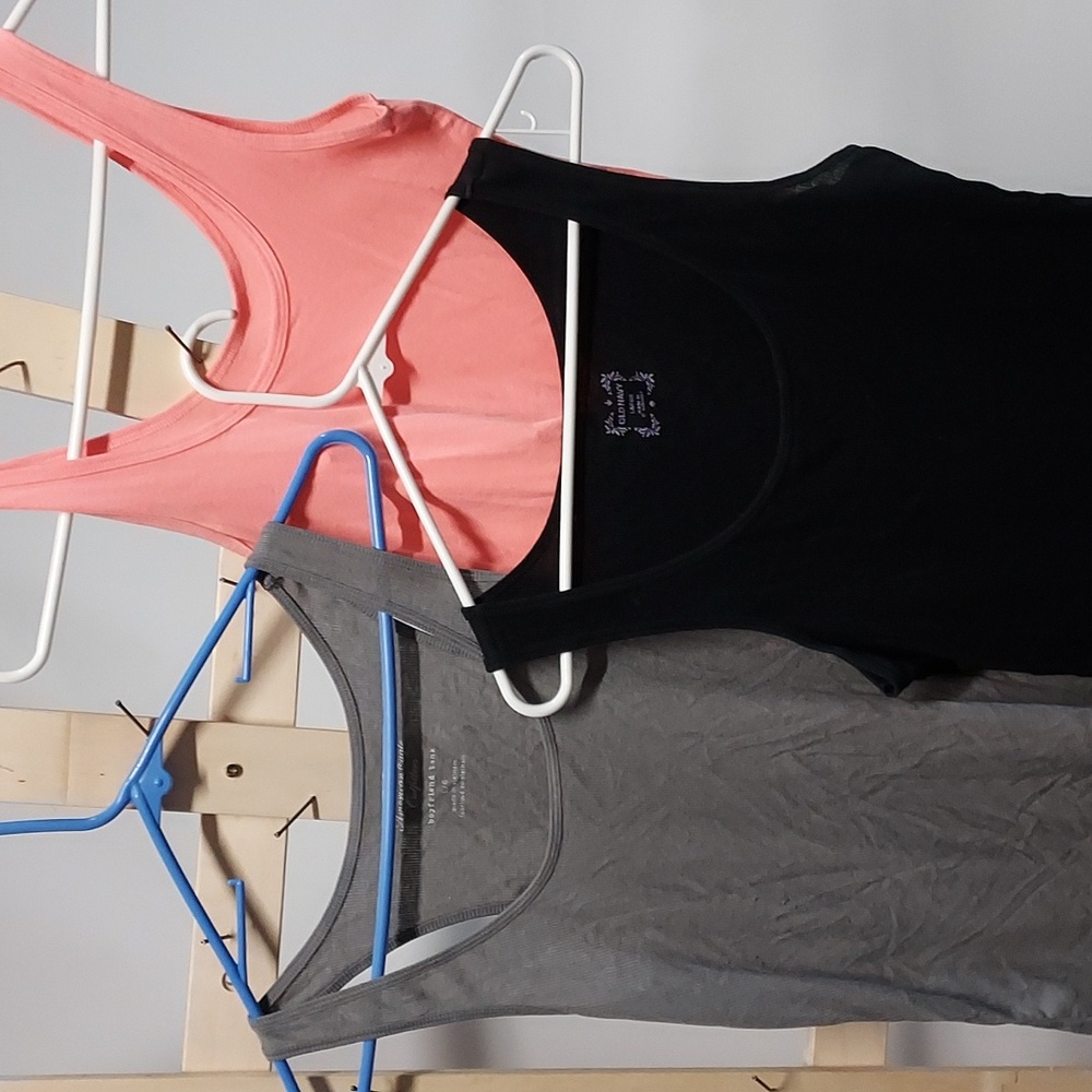 Three womens' tanktops